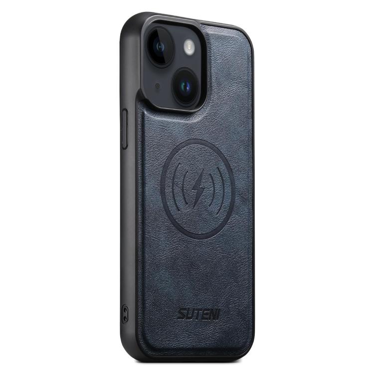 Suteni G5 Cowhide Leather MagSafe Magnetic Phone Case, For iPhone 14 Plus, For iPhone 14, For iPhone 14 Pro, For iPhone 14 Pro Max, For iPhone 13 Pro Max, For iPhone 13 Pro, For iPhone 13, For iPhone 12 Apple Accessories engsut5175 iPhone 14 Plus - Suteni - Mobile Lens - Mobile Camera Lens - Cellphone Accessories - Phone Lens - Smartphone Lens