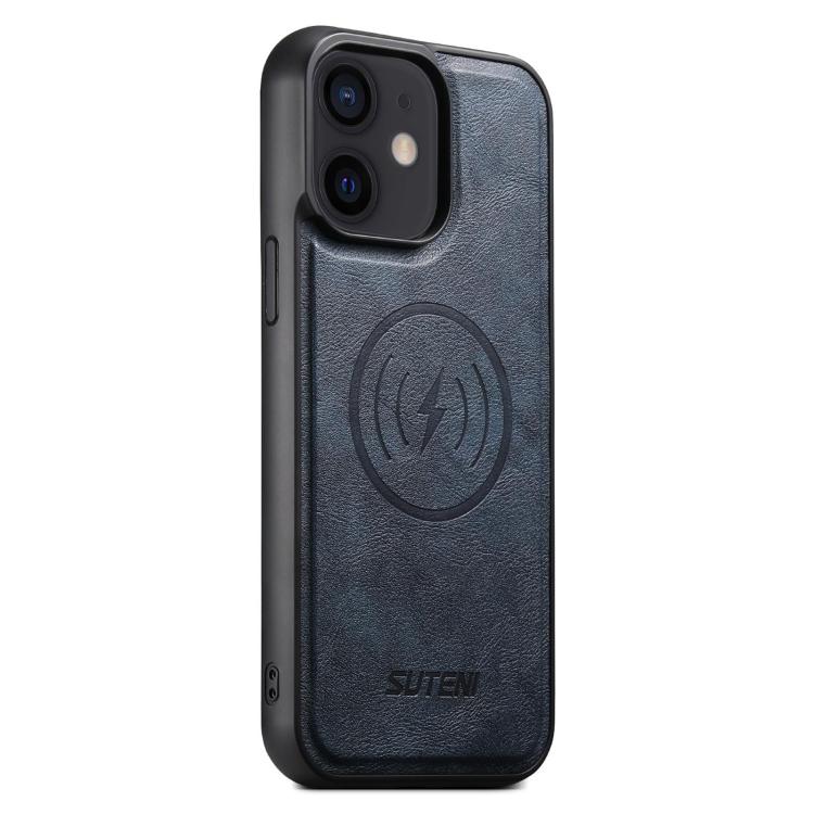 Suteni G5 Cowhide Leather MagSafe Magnetic Phone Case, For iPhone 14 Plus, For iPhone 14, For iPhone 14 Pro, For iPhone 14 Pro Max, For iPhone 13 Pro Max, For iPhone 13 Pro, For iPhone 13, For iPhone 12 Apple Accessories engsut5175 iPhone 14 Plus - Suteni - Mobile Lens - Mobile Camera Lens - Cellphone Accessories - Phone Lens - Smartphone Lens