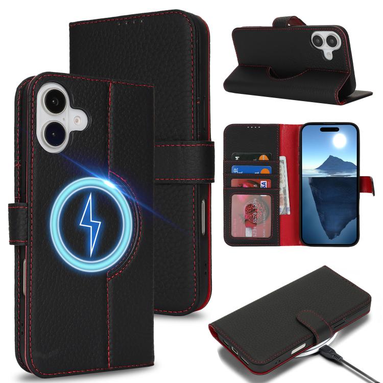 Genuine Leather Card Wallet MagSafe Phone Case, For iPhone 16 Pro Max, For iPhone 16 Pro, For iPhone 16 Plus, For iPhone 16 Apple Accessories enggen5209 iPhone 16 Pro Max - APEXEL INDIA - Mobile Lens - Mobile Camera Lens - Cellphone Accessories - Phone Lens - Smartphone Lens
