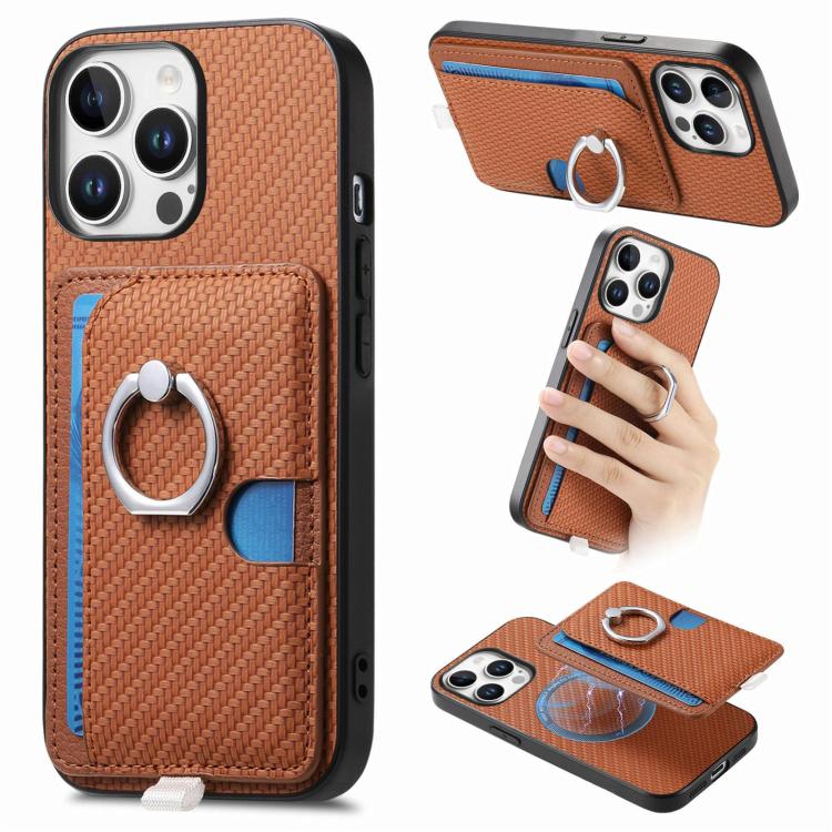 Carbon Fiber Ring Side Insert Card Bag MagSafe Phone Case, For iPhone 15, For iPhone 14 Plus, For iPhone 14, For iPhone 14 Pro Apple Accessories engcar5344 iPhone 15 - APEXEL INDIA - Mobile Lens - Mobile Camera Lens - Cellphone Accessories - Phone Lens - Smartphone Lens