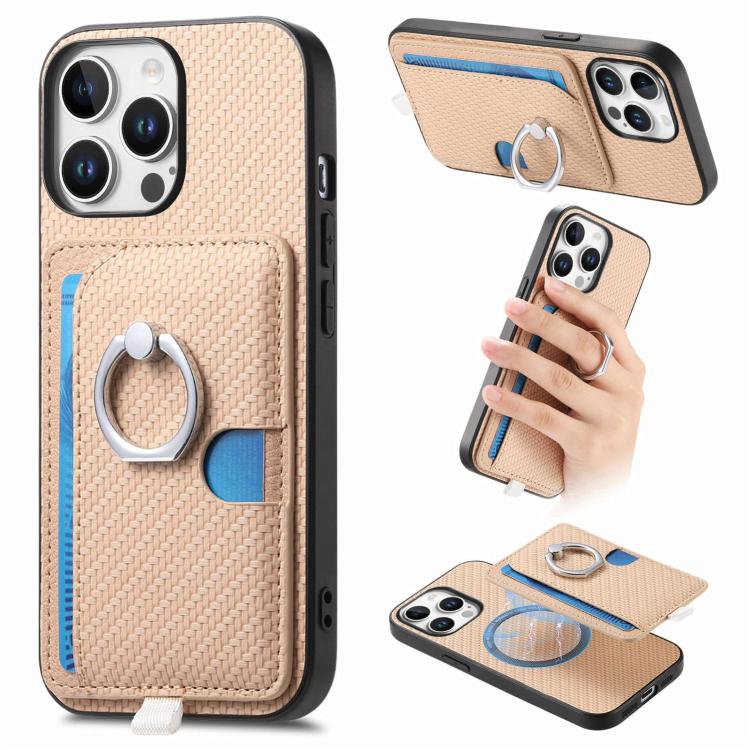Carbon Fiber Ring Side Insert Card Bag MagSafe Phone Case, For iPhone 15, For iPhone 14 Plus, For iPhone 14, For iPhone 14 Pro Apple Accessories engcar5344 iPhone 15 - APEXEL INDIA - Mobile Lens - Mobile Camera Lens - Cellphone Accessories - Phone Lens - Smartphone Lens