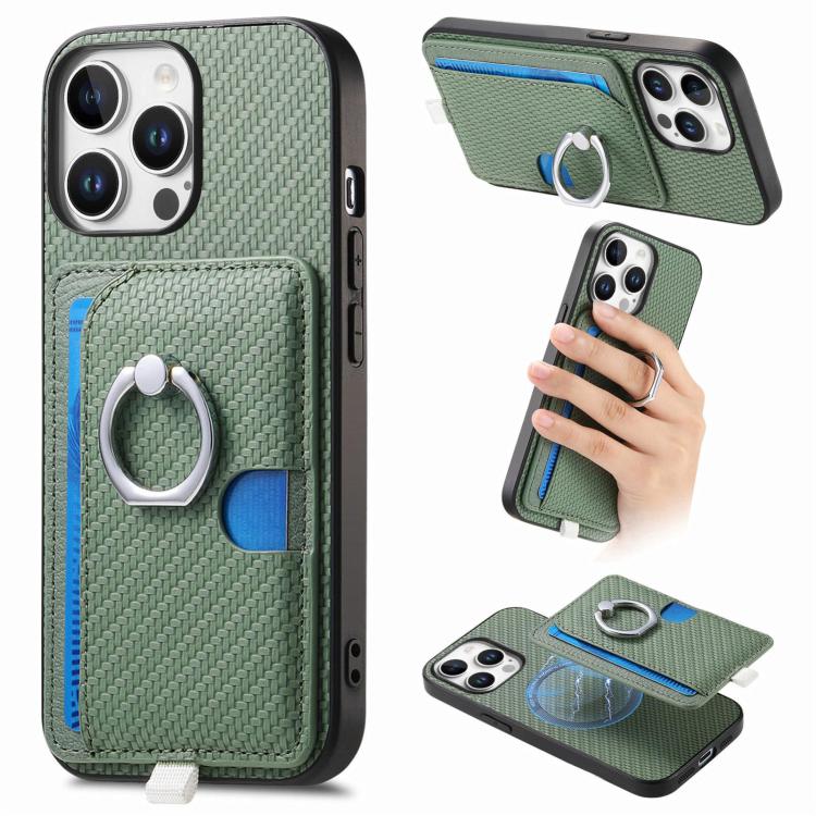 Carbon Fiber Ring Side Insert Card Bag MagSafe Phone Case, For iPhone 15, For iPhone 14 Plus, For iPhone 14, For iPhone 14 Pro Apple Accessories engcar5344 iPhone 15 - APEXEL INDIA - Mobile Lens - Mobile Camera Lens - Cellphone Accessories - Phone Lens - Smartphone Lens