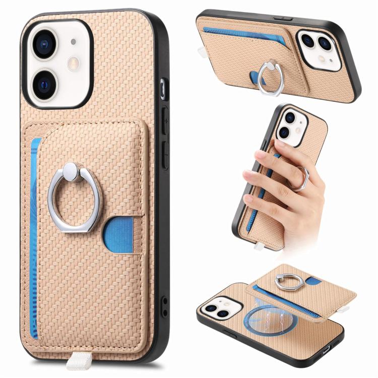 Carbon Fiber Ring Side Insert Card Bag MagSafe Phone Case, For iPhone 11, For iPhone 11 Pro, For iPhone XR, For iPhone XS Max Apple Accessories engcar5299 More iPhone Cases - APEXEL INDIA - Mobile Lens - Mobile Camera Lens - Cellphone Accessories - Phone Lens - Smartphone Lens