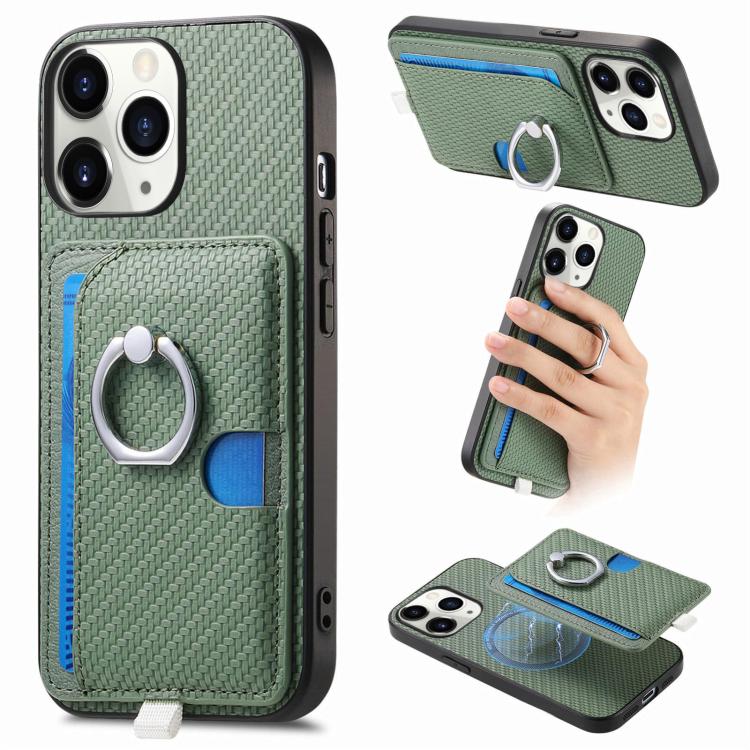 Carbon Fiber Ring Side Insert Card Bag MagSafe Phone Case, For iPhone 11, For iPhone 11 Pro, For iPhone XR, For iPhone XS Max Apple Accessories engcar5299 More iPhone Cases - APEXEL INDIA - Mobile Lens - Mobile Camera Lens - Cellphone Accessories - Phone Lens - Smartphone Lens
