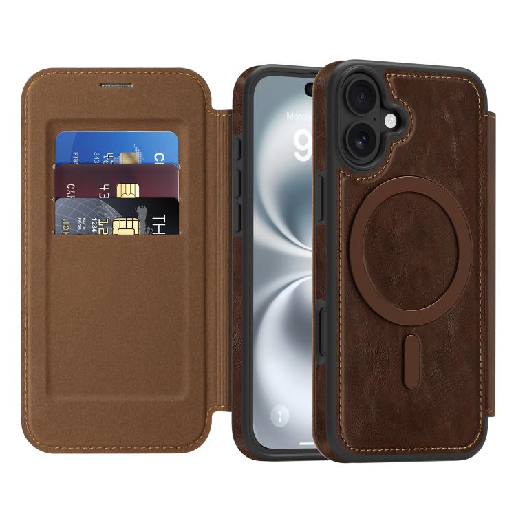Linton MagSafe Leather Phone Case, For iPhone 16, For iPhone 15 Pro Max, For iPhone 15 Pro, For iPhone 15 Plus Apple Accessories englin5546 iPhone 16 - APEXEL INDIA - Mobile Lens - Mobile Camera Lens - Cellphone Accessories - Phone Lens - Smartphone Lens