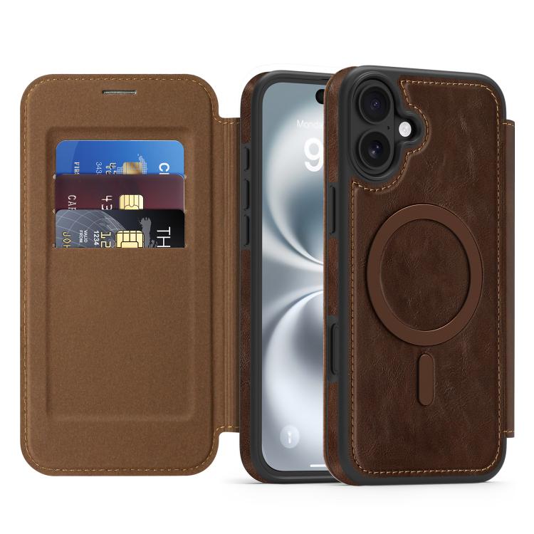 Linton MagSafe Leather Phone Case, For iPhone 16, For iPhone 15 Pro Max, For iPhone 15 Pro, For iPhone 15 Plus Apple Accessories englin5546 iPhone 16 - APEXEL INDIA - Mobile Lens - Mobile Camera Lens - Cellphone Accessories - Phone Lens - Smartphone Lens