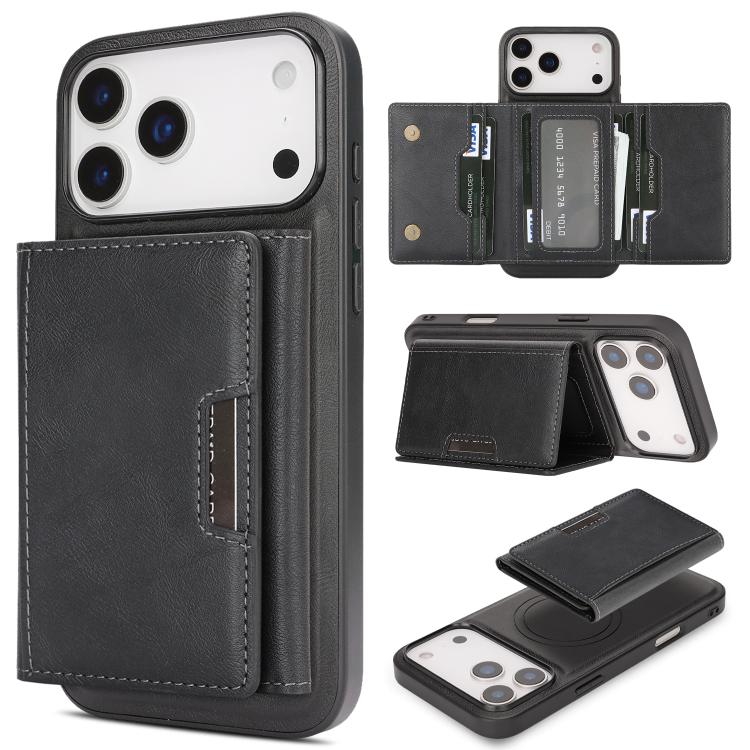 Kalebol Strong Magnetic MagSafe Tri-Fold Wallet Leather Phone Case Apple Accessories engkal5750 iPhone 17 Pro Max iPhone 17 Pro Max Cases Kalebol - Kalebol - Mobile Lens - Mobile Camera Lens - Cellphone Accessories - Phone Lens - Smartphone Lens