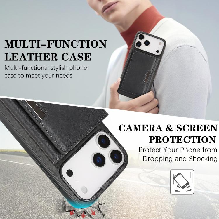 Kalebol Strong Magnetic MagSafe Tri-Fold Wallet Leather Phone Case Apple Accessories engkal5750 iPhone 17 Pro Max iPhone 17 Pro Max Cases Kalebol - Kalebol - Mobile Lens - Mobile Camera Lens - Cellphone Accessories - Phone Lens - Smartphone Lens