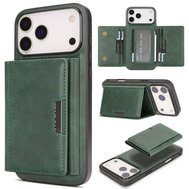 Kalebol Strong Magnetic MagSafe Tri-Fold Wallet Leather Phone Case Apple Accessories engkal5750 iPhone 17 Pro Max iPhone 17 Pro Max Cases Kalebol - Kalebol - Mobile Lens - Mobile Camera Lens - Cellphone Accessories - Phone Lens - Smartphone Lens