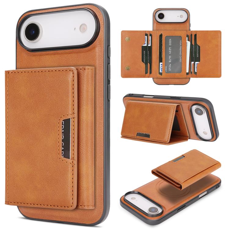 Kalebol Strong Magnetic MagSafe Tri-Fold Wallet Leather Phone Case Apple Accessories engkal5750 iPhone 17 Pro Max iPhone 17 Pro Max Cases Kalebol - Kalebol - Mobile Lens - Mobile Camera Lens - Cellphone Accessories - Phone Lens - Smartphone Lens
