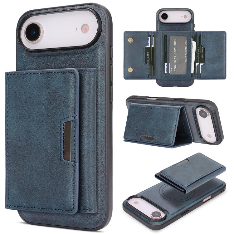 Kalebol Strong Magnetic MagSafe Tri-Fold Wallet Leather Phone Case Apple Accessories engkal5750 iPhone 17 Pro Max iPhone 17 Pro Max Cases Kalebol - Kalebol - Mobile Lens - Mobile Camera Lens - Cellphone Accessories - Phone Lens - Smartphone Lens