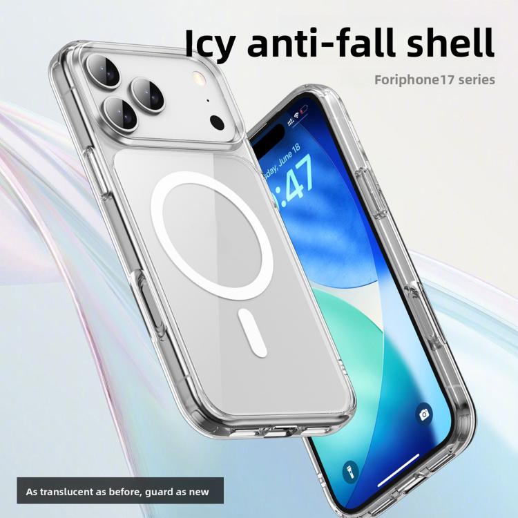 Kalebol Ice-clear MagSafe Anti-drop Phone Case Apple Accessories engkal5783 iPhone 17 Pro Max iPhone 17 Pro Max Cases Kalebol - Kalebol - Mobile Lens - Mobile Camera Lens - Cellphone Accessories - Phone Lens - Smartphone Lens