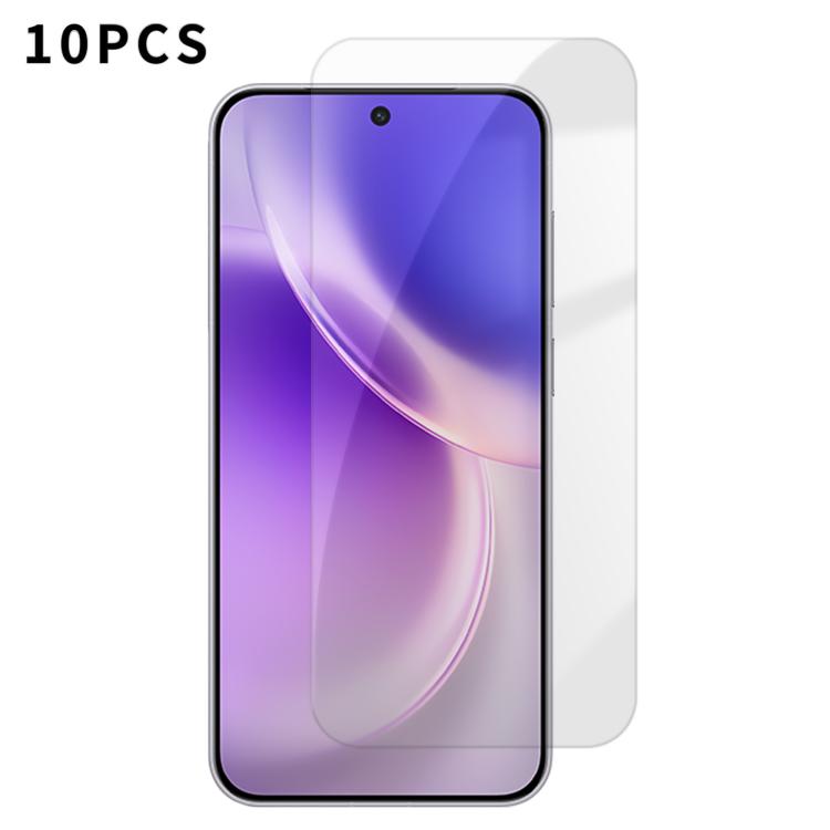 Kalebol 10pcs High-Aluminum Semi-Screen Anti-Fingerprint HD Tempered Glass Film, For vivo S60 5G, For vivo X300 FE 5G Russia, For vivo iQOO 15T 5G, For vivo X300 Ultra, For vivo X300 Pro, For vivo X300