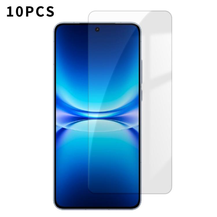 Kalebol 10pcs High-Aluminum Semi-Screen Anti-Fingerprint HD Tempered Glass Film, For vivo S60 5G, For vivo X300 FE 5G Russia, For vivo iQOO 15T 5G, For vivo X300 Ultra, For vivo X300 Pro, For vivo X300