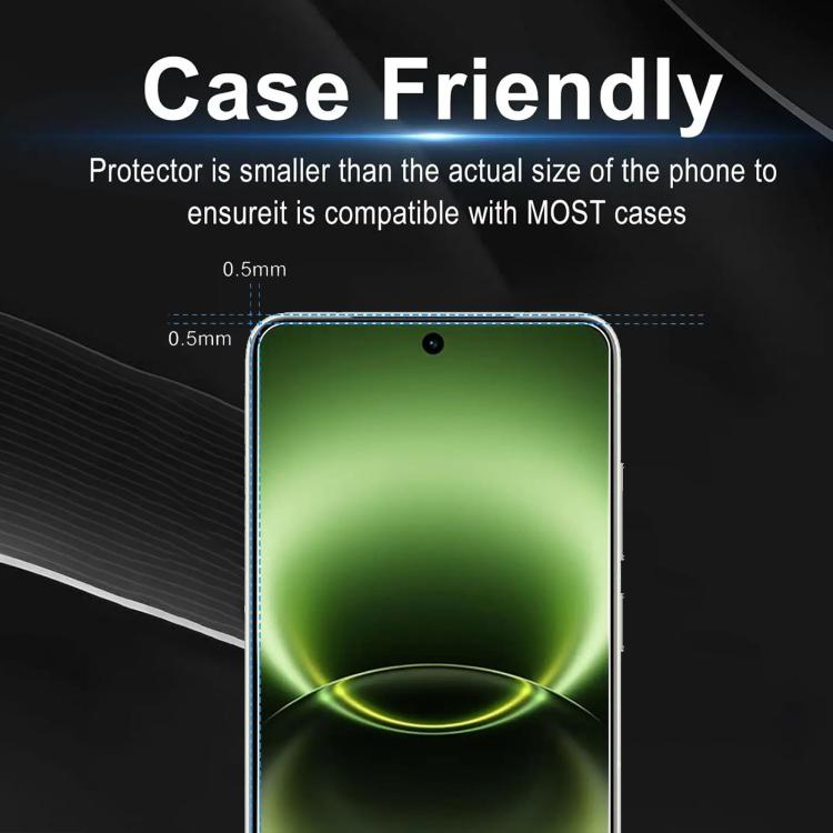 10pcs Kalebol High-Aluminum Screen-Printed Full-Coverage Anti-Fingerprint Black-Bordered HD Tempered Glass Film, For vivo S60 5G, For vivo X300 FE 5G Russia, For vivo iQOO 15T 5G, For vivo X300 Ultra, For vivo X300 Pro, For vivo X300