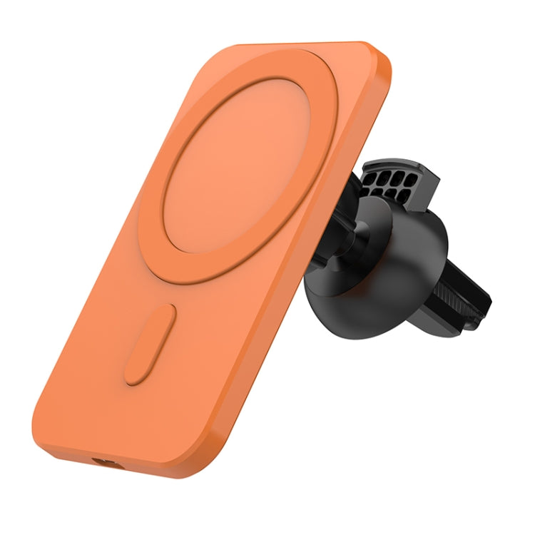 N16 10W Car Air Outlet + Suction Cup Magsafe Magnetic Wireless Charger Mobile Phone Holder For IPhone 12 Series engn165769 In Car Interior Accessories Wireless Charger Holders - APEXEL INDIA - Mobile Lens - Mobile Camera Lens - Cellphone Accessories - Phone Lens - Smartphone Lens