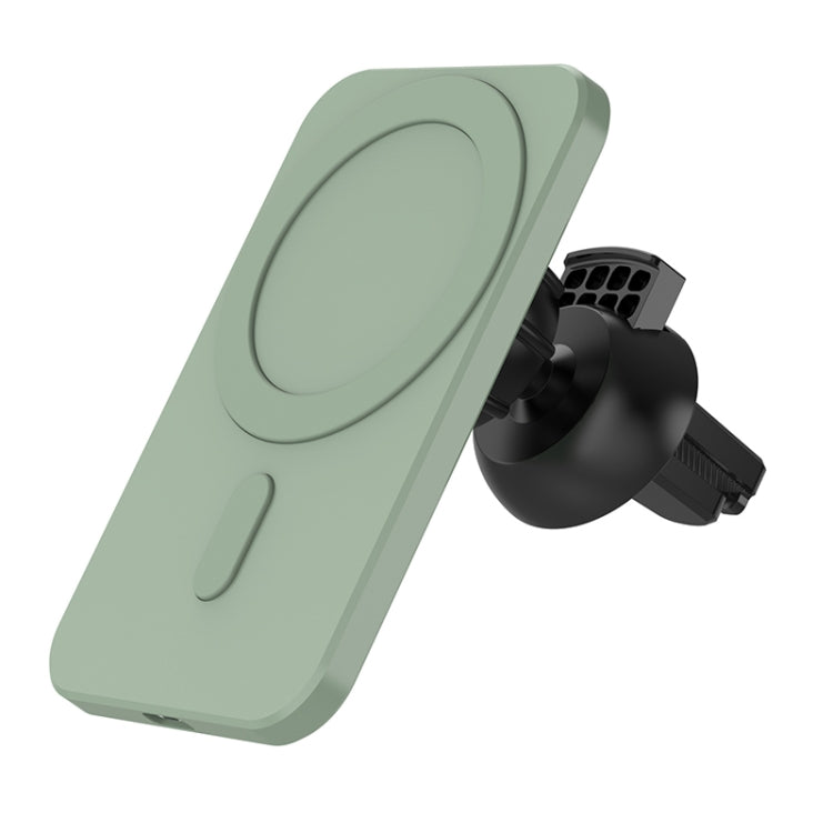 N16 10W Car Air Outlet + Suction Cup Magsafe Magnetic Wireless Charger Mobile Phone Holder For IPhone 12 Series engn165769 In Car Interior Accessories Wireless Charger Holders - APEXEL INDIA - Mobile Lens - Mobile Camera Lens - Cellphone Accessories - Phone Lens - Smartphone Lens