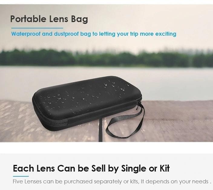 Apexel 5in1 Professional HD Phone Camera Lens Combo Lens Best Lenses Combo engpre22 engpre51 Fisheye Macro Wide Angle Zoom - APEXEL INDIA - Mobile Lens - Mobile Camera Lens - Cellphone Accessories - Phone Lens - Smartphone Lens