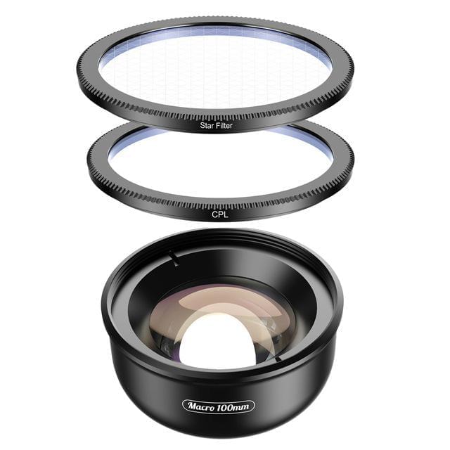 Apexel 5 in 1 Professional HD Phone Camera Lens Combo Lens Best Lenses Combo Fisheye Macro Wide Angle Zoom - APEXEL INDIA - Mobile Lens - Mobile Camera Lens - Cellphone Accessories - Phone Lens - Smartphone Lens