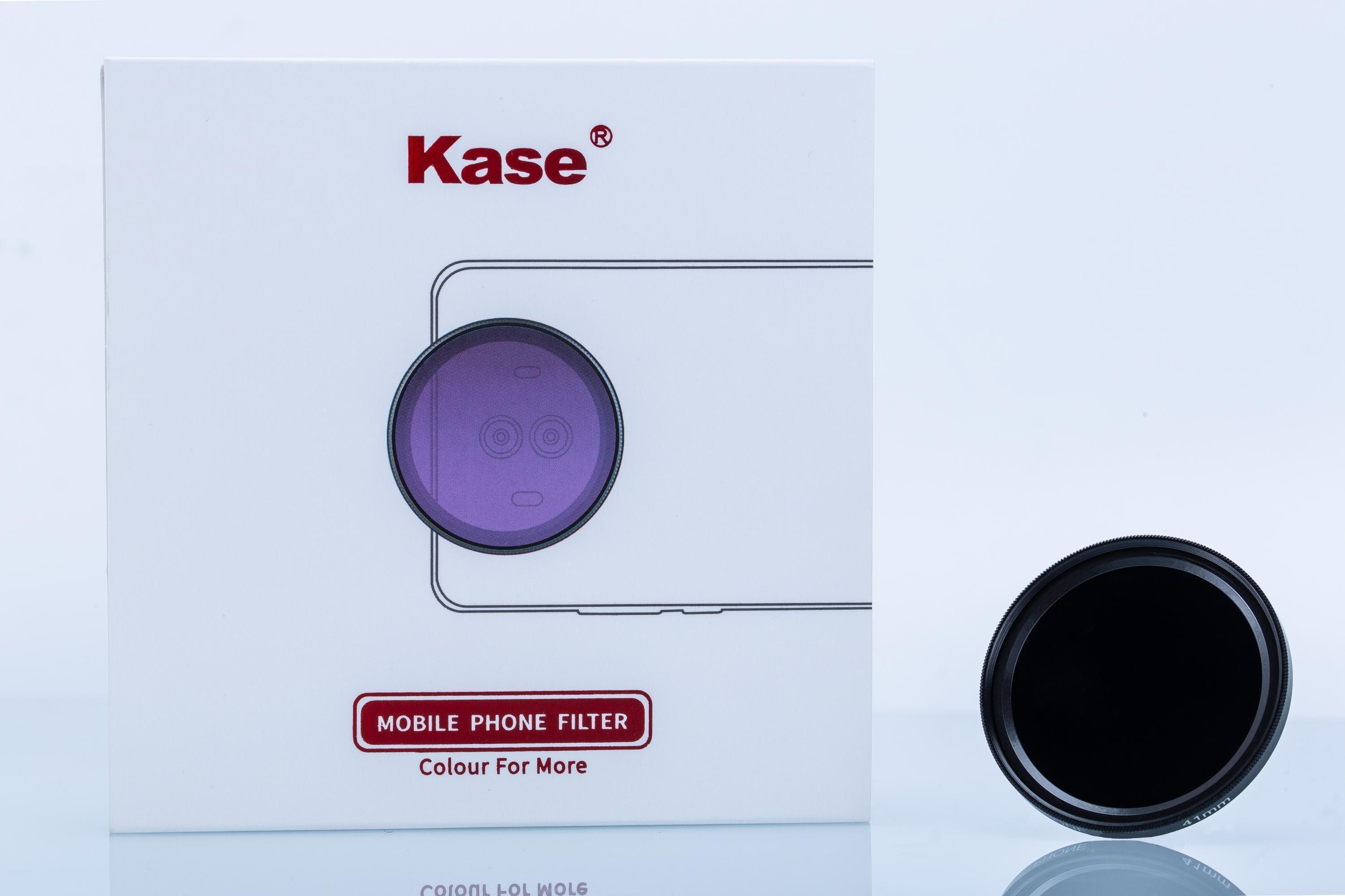 Kase Premium 4000 ND (12 Stop) Super Dark Magnetic ND Filter for Mobile Phone Best Lenses Filters Kase Pro Lens - Kase - Mobile Lens - Mobile Camera Lens - Cellphone Accessories - Phone Lens - Smartphone Lens