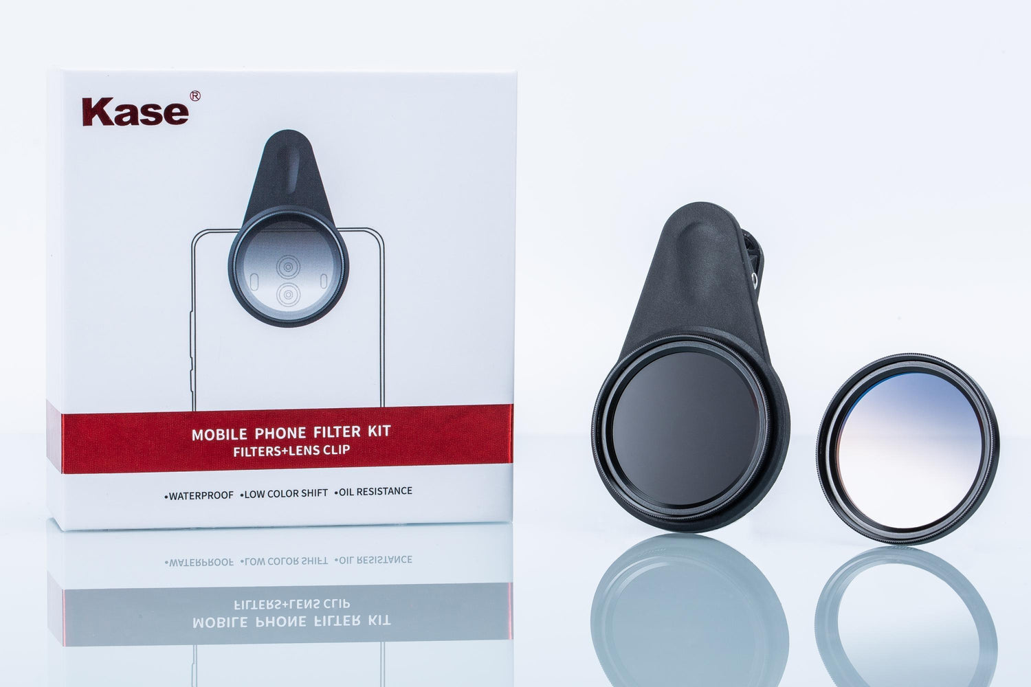 Kase Premium 4000 ND (12 Stop) Super Dark Magnetic ND Filter for Mobile Phone Best Lenses engkas3 engkas45 Filters Kase Pro Lens - Kase - Mobile Lens - Mobile Camera Lens - Cellphone Accessories - Phone Lens - Smartphone Lens