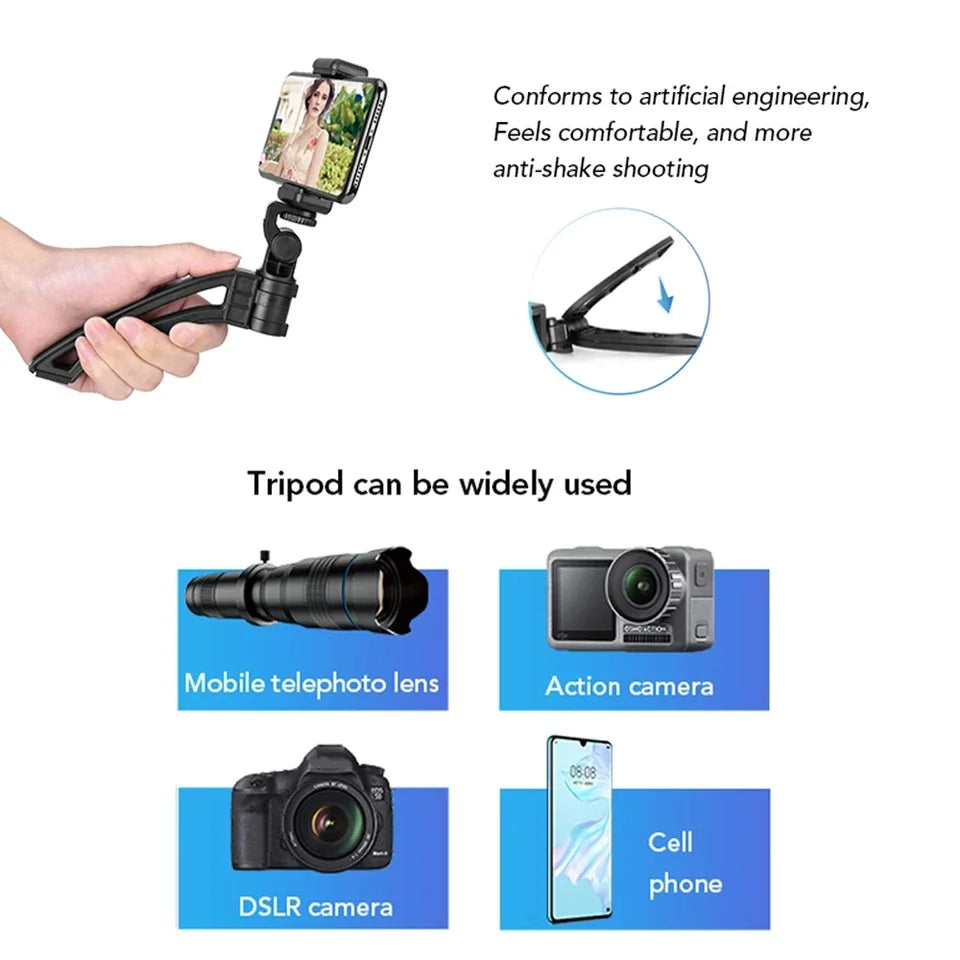 Apexel 20x-40x Zoom-in Zoom-out Telescopic Zoom Lens for Mobile Zoom - APEXEL INDIA - Mobile Lens - Mobile Camera Lens - Cellphone Accessories - Phone Lens - Smartphone Lens