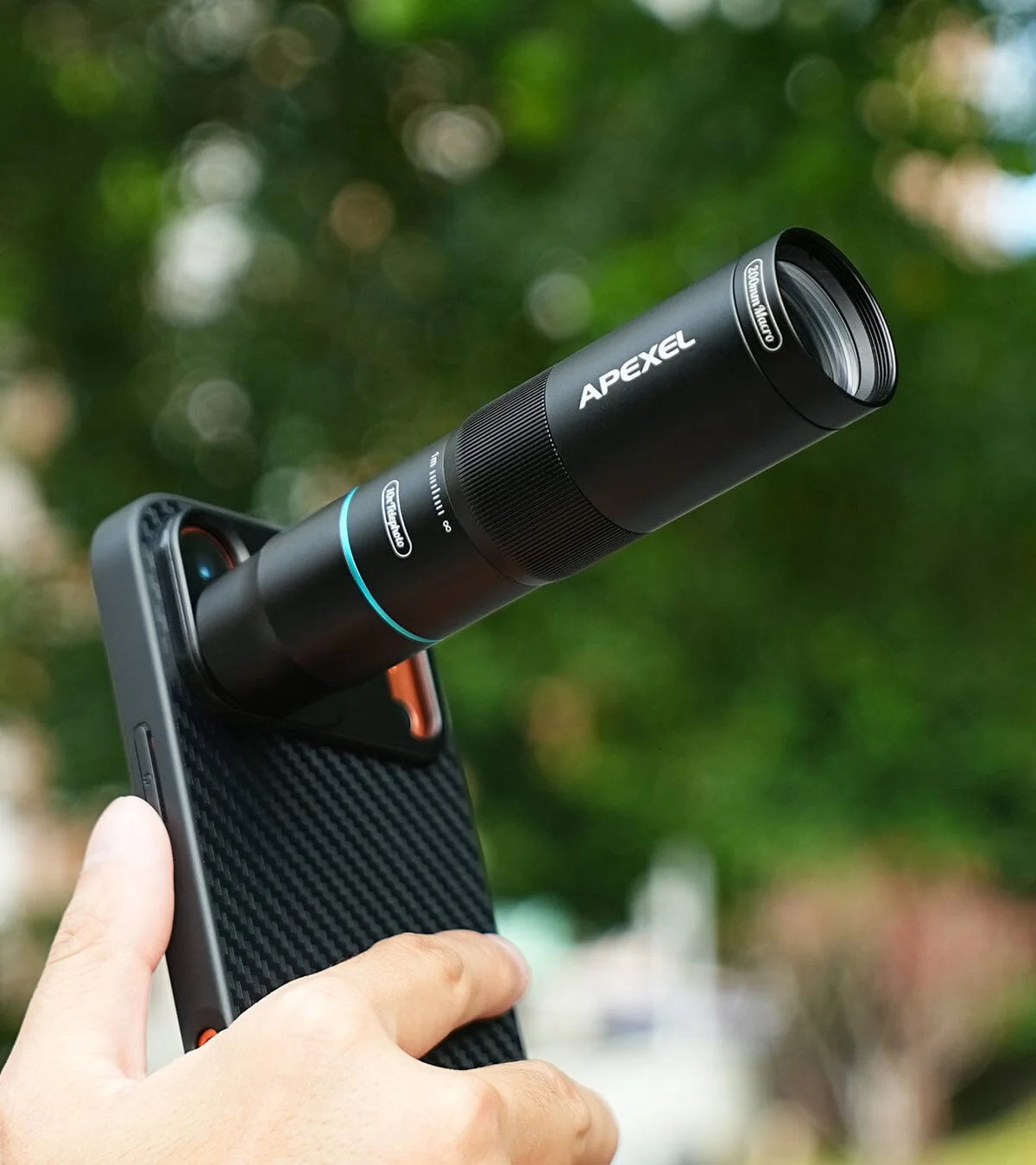 [Preorder] [New] Apexel TeleMacro Pro 10X 2-in-1 Telephoto &amp; Macro Lens for Mobile Phone [2026] engnew6105 Macro Zoom - APEXEL INDIA - Mobile Lens - Mobile Camera Lens - Cellphone Accessories - Phone Lens - Smartphone Lens