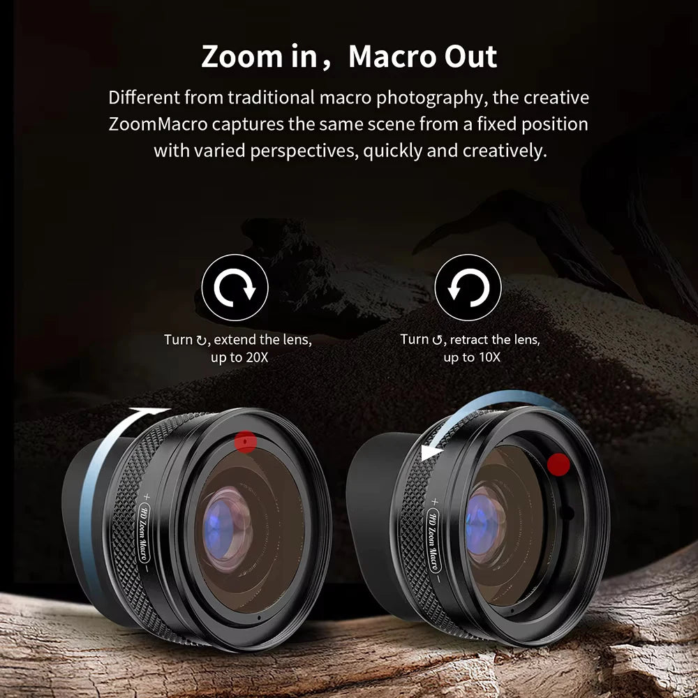 [New] Apexel ZoomMacro 10x-20X Macro Lens for Mobile Camera Best Lenses engape65 Macro - APEXEL INDIA - Mobile Lens - Mobile Camera Lens - Cellphone Accessories - Phone Lens - Smartphone Lens