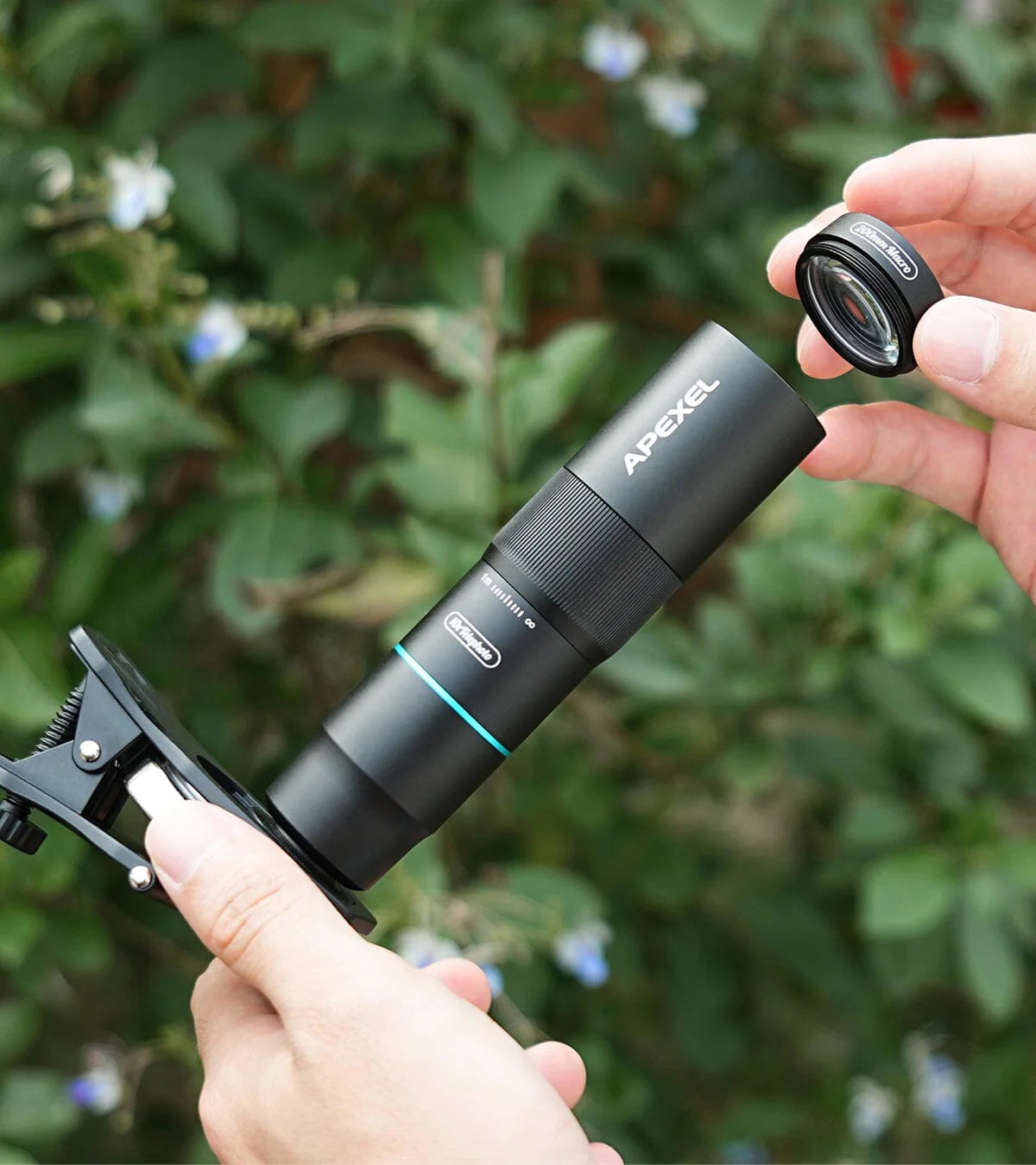 [Preorder] [New] Apexel TeleMacro Pro 10X 2-in-1 Telephoto &amp; Macro Lens for Mobile Phone [2026] engnew6105 Macro Zoom - APEXEL INDIA - Mobile Lens - Mobile Camera Lens - Cellphone Accessories - Phone Lens - Smartphone Lens
