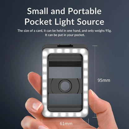 [NEW] APEXEL 17mm+37mm Thread Mobile Lens Holder with LED Fill Light
