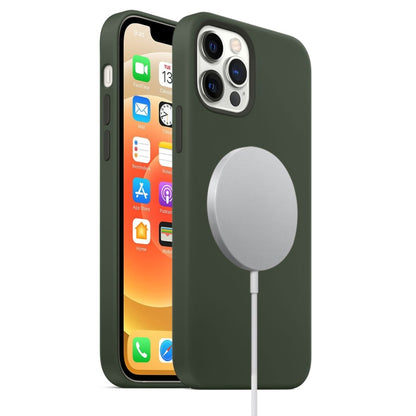 Magnetic Liquid Silicone Full Coverage Shockproof Case with Magsafe Charging Magnet, For iPhone 12 mini, For iPhone 12 / 12 Pro, For iPhone 12 Pro Max Apple Accessories engmag3946 More iPhone Cases - APEXEL INDIA - Mobile Lens - Mobile Camera Lens - Cellphone Accessories - Phone Lens - Smartphone Lens