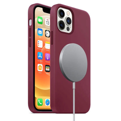 Magnetic Liquid Silicone Full Coverage Shockproof Case with Magsafe Charging Magnet, For iPhone 12 mini, For iPhone 12 / 12 Pro, For iPhone 12 Pro Max Apple Accessories engmag3946 More iPhone Cases - APEXEL INDIA - Mobile Lens - Mobile Camera Lens - Cellphone Accessories - Phone Lens - Smartphone Lens
