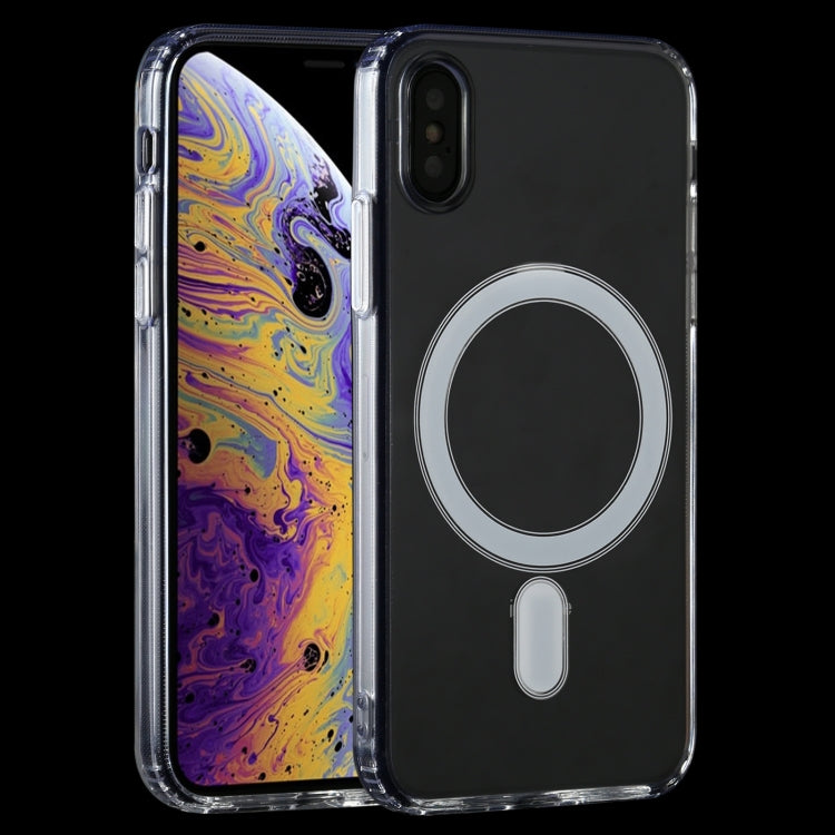 Magsafe Case Simple Magnetic Ring All-inclusive Clear Crystal Acrylic PC +TPU Shockproof Case, For iPhone X / XS, For iPhone XR, For iPhone XS Max Apple Accessories engmag3951 More iPhone Cases - APEXEL INDIA - Mobile Lens - Mobile Camera Lens - Cellphone Accessories - Phone Lens - Smartphone Lens