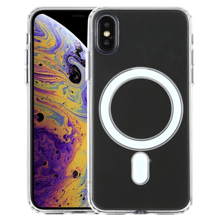 Magsafe Case Simple Magnetic Ring All-inclusive Clear Crystal Acrylic PC +TPU Shockproof Case, For iPhone X / XS, For iPhone XR, For iPhone XS Max Apple Accessories engmag3951 More iPhone Cases - APEXEL INDIA - Mobile Lens - Mobile Camera Lens - Cellphone Accessories - Phone Lens - Smartphone Lens