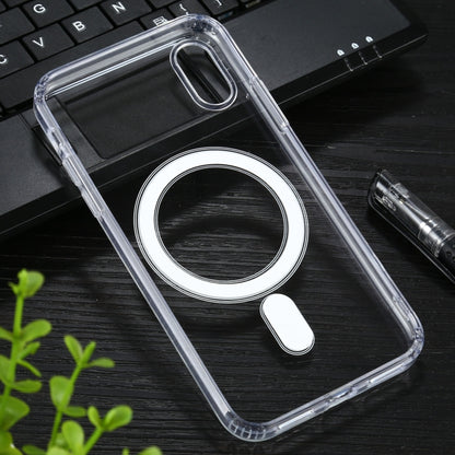 Magsafe Case Simple Magnetic Ring All-inclusive Clear Crystal Acrylic PC +TPU Shockproof Case, For iPhone X / XS, For iPhone XR, For iPhone XS Max Apple Accessories engmag3951 More iPhone Cases - APEXEL INDIA - Mobile Lens - Mobile Camera Lens - Cellphone Accessories - Phone Lens - Smartphone Lens