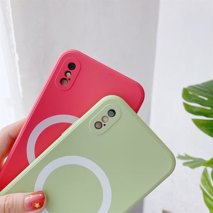 Liquid Silicone Full Coverage Shockproof Magsafe Case, For iPhone X / XS, For iPhone XR, For iPhone XS Max Apple Accessories engliq3965 More iPhone Cases - APEXEL INDIA - Mobile Lens - Mobile Camera Lens - Cellphone Accessories - Phone Lens - Smartphone Lens