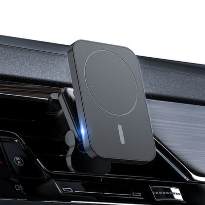 adj-987 15W Magsafe Magnetic Car Air Outlet Wireless Charger for iPhone 12 Series, with LED Indicator engadj5770 In Car Interior Accessories Wireless Charger Holders - APEXEL INDIA - Mobile Lens - Mobile Camera Lens - Cellphone Accessories - Phone Lens - Smartphone Lens
