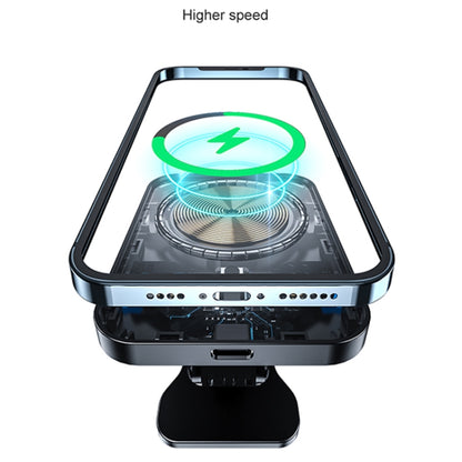 adj-987 15W Magsafe Magnetic Car Air Outlet Wireless Charger for iPhone 12 Series, with LED Indicator engadj5770 In Car Interior Accessories Wireless Charger Holders - APEXEL INDIA - Mobile Lens - Mobile Camera Lens - Cellphone Accessories - Phone Lens - Smartphone Lens