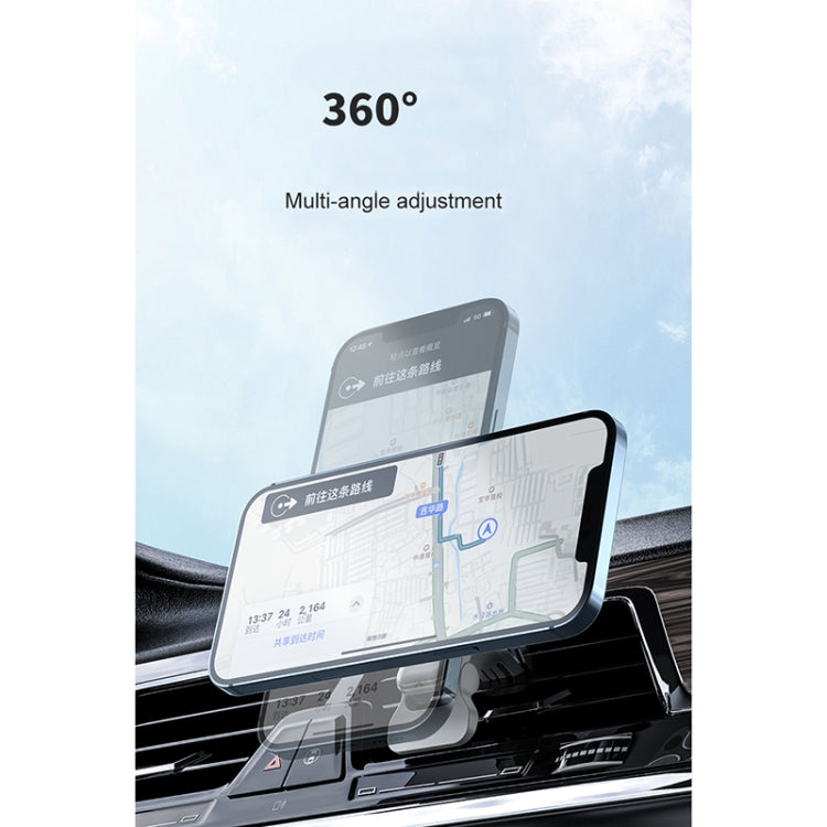 adj-987 15W Magsafe Magnetic Car Air Outlet Wireless Charger for iPhone 12 Series, with LED Indicator engadj5770 In Car Interior Accessories Wireless Charger Holders - APEXEL INDIA - Mobile Lens - Mobile Camera Lens - Cellphone Accessories - Phone Lens - Smartphone Lens