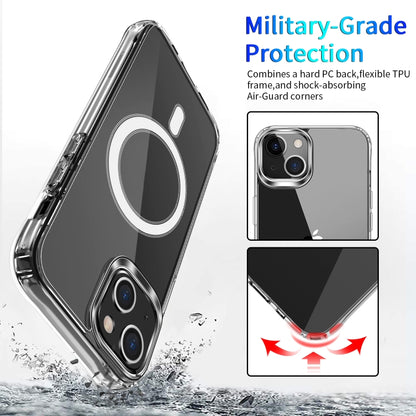 Magsafe Case Magnetic Ring Clear Crystal Acrylic +TPU Four-corner Airbag Shockproof Case, For iPhone 13 mini, For iPhone 13, For iPhone 13 Pro, For iPhone 13 Pro Max Apple Accessories engmag3959 More iPhone Cases - APEXEL INDIA - Mobile Lens - Mobile Camera Lens - Cellphone Accessories - Phone Lens - Smartphone Lens