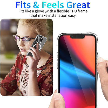 Magsafe Case Magnetic Ring Clear Crystal Acrylic +TPU Four-corner Airbag Shockproof Case, For iPhone 13 mini, For iPhone 13, For iPhone 13 Pro, For iPhone 13 Pro Max Apple Accessories engmag3959 More iPhone Cases - APEXEL INDIA - Mobile Lens - Mobile Camera Lens - Cellphone Accessories - Phone Lens - Smartphone Lens