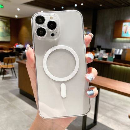 MagSafe Magnetic Transparent PC + Glass Lens Film Phone Case, For iPhone 13 Pro Max, For iPhone 13 Pro, For iPhone 13, For iPhone 12 Pro Max Apple Accessories engmag4017 More iPhone Cases - APEXEL INDIA - Mobile Lens - Mobile Camera Lens - Cellphone Accessories - Phone Lens - Smartphone Lens