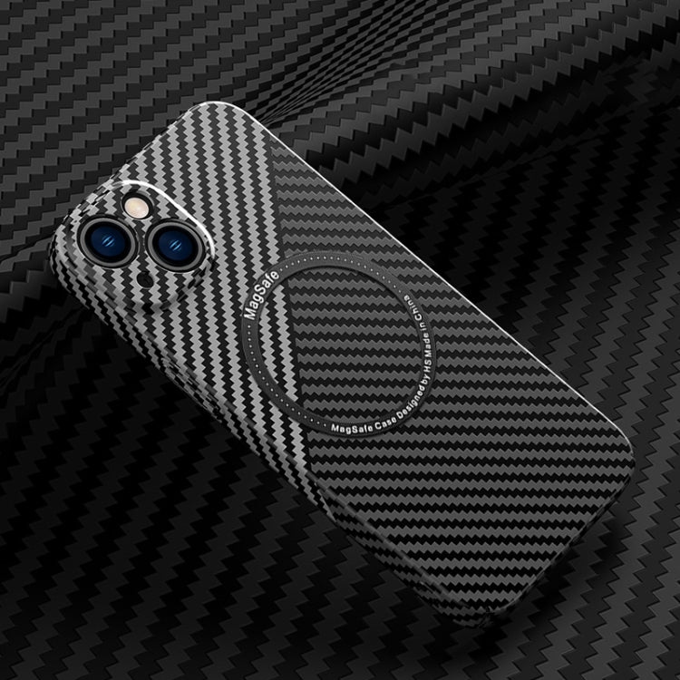 Carbon Fiber Texture MagSafe Magnetic Phone Case, For iPhone 14, For iPhone 14 Plus, For iPhone 14 Pro Apple Accessories engcar4038 iPhone 14 Plus - APEXEL INDIA - Mobile Lens - Mobile Camera Lens - Cellphone Accessories - Phone Lens - Smartphone Lens