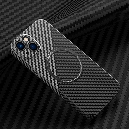 Carbon Fiber Texture MagSafe Magnetic Phone Case, For iPhone 14, For iPhone 14 Plus, For iPhone 14 Pro Apple Accessories engcar4038 iPhone 14 Plus - APEXEL INDIA - Mobile Lens - Mobile Camera Lens - Cellphone Accessories - Phone Lens - Smartphone Lens