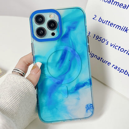 Marble Dual-side Laminating Magsafe Phone Case, For iPhone 14, For iPhone 14 Plus, For iPhone 14 Pro, For iPhone 14 Pro Max Apple Accessories engmar4111 iPhone 14 - APEXEL INDIA - Mobile Lens - Mobile Camera Lens - Cellphone Accessories - Phone Lens - Smartphone Lens