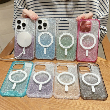 MagSafe Gradient Color Glitter Acrylic Shockproof Phone Case, For iPhone 14 Plus, For iPhone 14 Pro Max, For iPhone 14 Pro Apple Accessories engmag4119 iPhone 14 Pro - APEXEL INDIA - Mobile Lens - Mobile Camera Lens - Cellphone Accessories - Phone Lens - Smartphone Lens