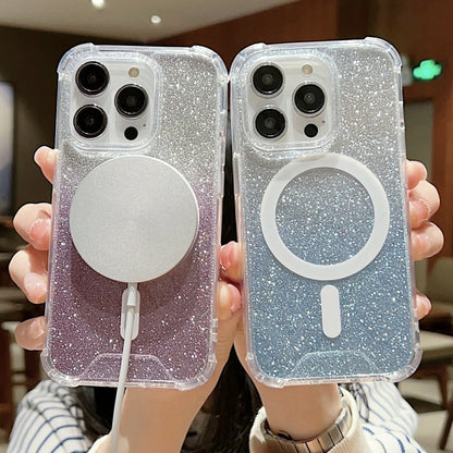 MagSafe Gradient Color Glitter Acrylic Shockproof Phone Case, For iPhone 14 Plus, For iPhone 14 Pro Max, For iPhone 14 Pro Apple Accessories engmag4119 iPhone 14 Pro - APEXEL INDIA - Mobile Lens - Mobile Camera Lens - Cellphone Accessories - Phone Lens - Smartphone Lens