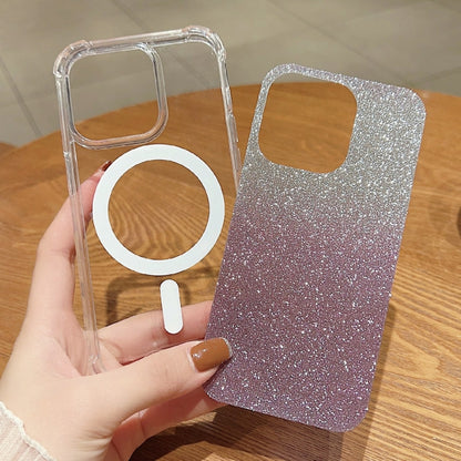 MagSafe Gradient Color Glitter Acrylic Shockproof Phone Case, For iPhone 14 Plus, For iPhone 14 Pro Max, For iPhone 14 Pro Apple Accessories engmag4119 iPhone 14 Pro - APEXEL INDIA - Mobile Lens - Mobile Camera Lens - Cellphone Accessories - Phone Lens - Smartphone Lens