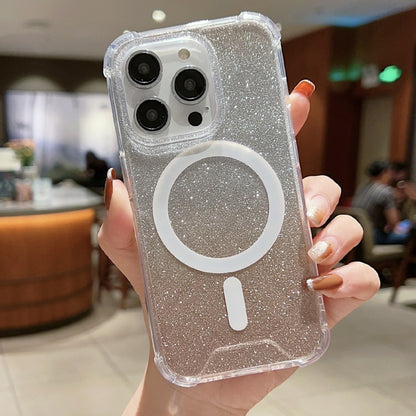 MagSafe Gradient Color Glitter Acrylic Shockproof Phone Case, For iPhone 11 Pro Max, For iPhone 11 Pro, For iPhone 11 Apple Accessories engmag4122 More iPhone Cases - APEXEL INDIA - Mobile Lens - Mobile Camera Lens - Cellphone Accessories - Phone Lens - Smartphone Lens
