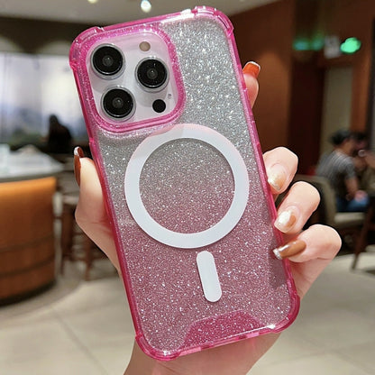 MagSafe Gradient Color Glitter Acrylic Shockproof Phone Case, For iPhone 11 Pro Max, For iPhone 11 Pro, For iPhone 11 Apple Accessories engmag4122 More iPhone Cases - APEXEL INDIA - Mobile Lens - Mobile Camera Lens - Cellphone Accessories - Phone Lens - Smartphone Lens